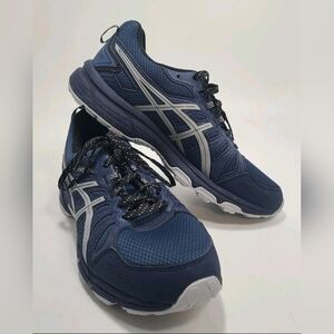 Men Size 10 - ASICS GEL-Venture 7 Blue Peacoat Piedmont Grey 1011A560-401